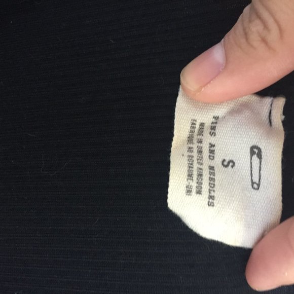 Black wrap mini dress - Picture 3 of 4